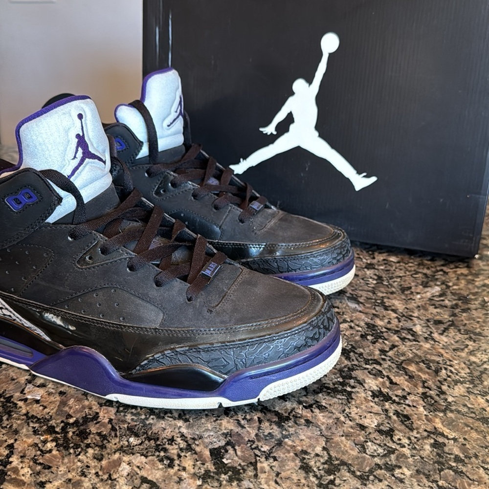 Air Jordan son of mars grape ice Black and Purple Sneakers vintage 11 - Picture 3 of 13